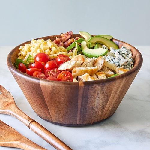 100188-1-lg.jpg Wood Salad Bowl - Image 1