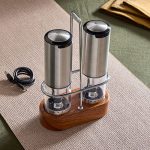 Electric Salt & Pepper Grinder Set