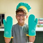 Kids Club Chef Hat and Oven Mitts