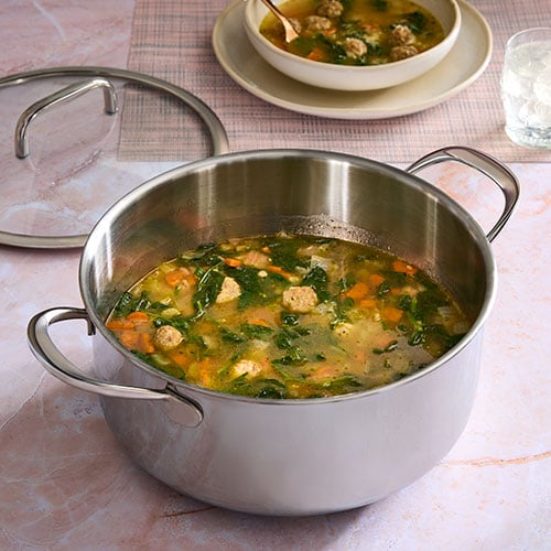 101607-1-lg.jpg 8-qt. (7.6-L) Stainless Steel Stock Pot - Image 1
