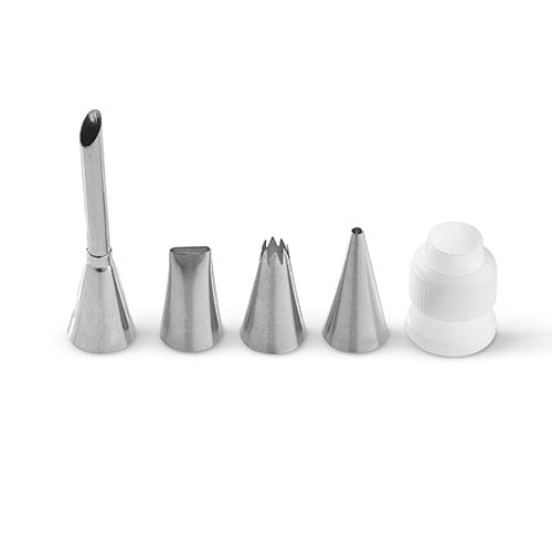 158G-lg.jpg Replacement Small Tip/Coupler Set for Decorating Bag Set - Image 1