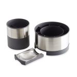Stainless Steel Rotating Utensil Holder - Image 3